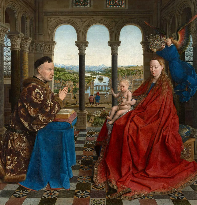 La vierge du chancelier Rolin – Van Eyck